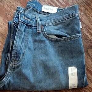 Old Navy Blue Relaxed Jeans with Classic Denim Style